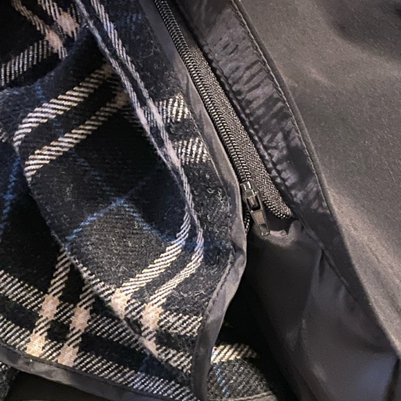 London Fog Charcoal Double-Breasted Trench Coat - Picture 12 of 16